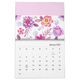 Violett ros kalender