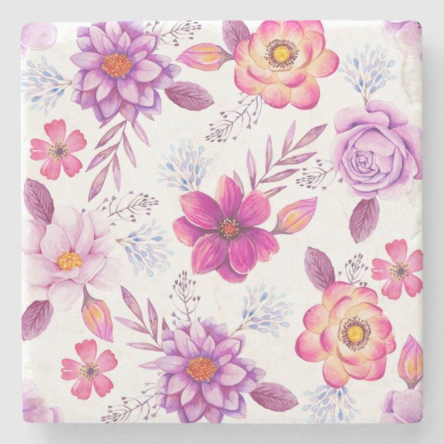 Violett ros stenunderlägg (Framsidan)