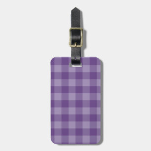Violett rutig bakgrund bagagebricka