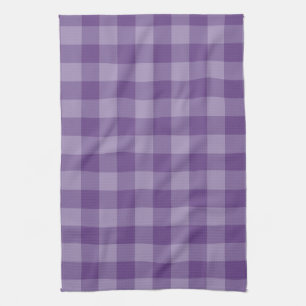 Violett rutig bakgrund kökshandduk