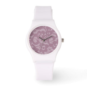 Violett snöre armbandsur