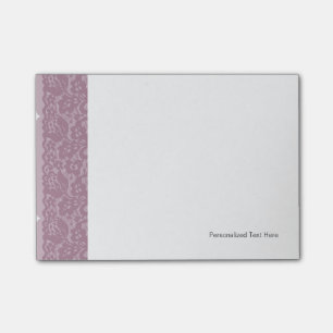 Violett snöre post-it block