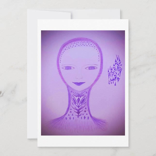 Violett Tack Kort (Framsida)