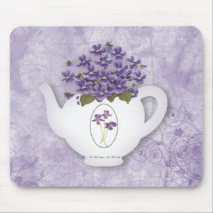 Violett tekanna Mousepad Musmatta