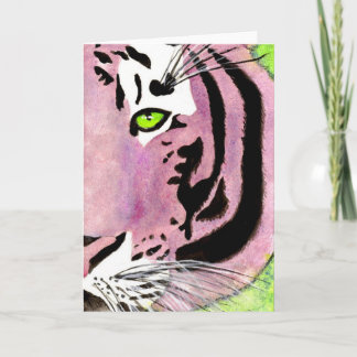 Violett tiger Notecards Kort