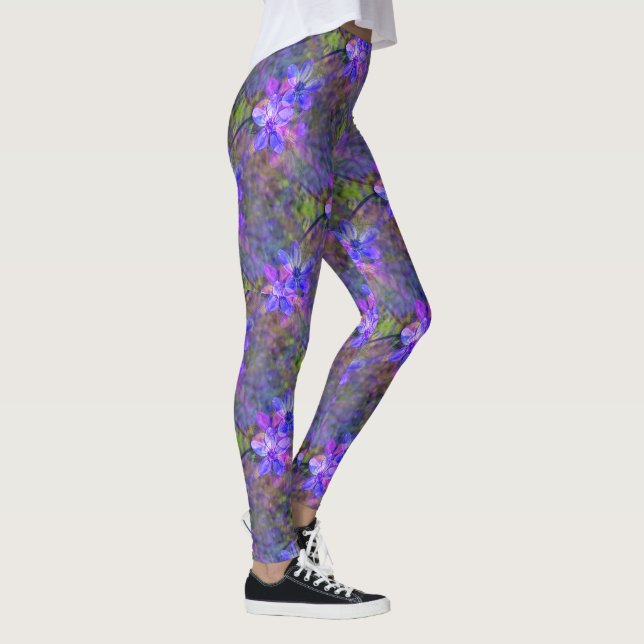 Violett trädgård...... leggings (Höger)