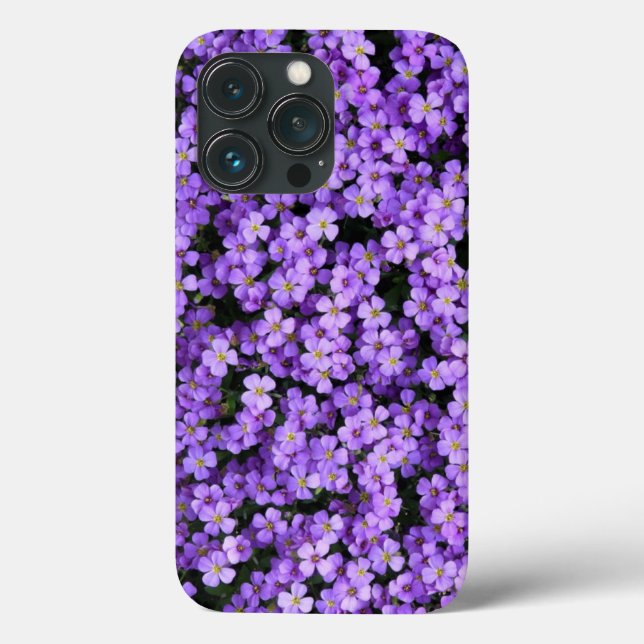 Violetta blommor iPhone-fodral Violer Vår (Baksida)