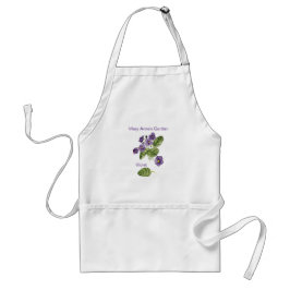 Violetta blommor lila namn ställe Apron Förkläde