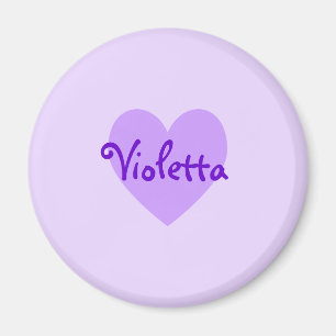 Violetta i Lila Magnet