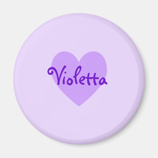 Violetta i Lila Magnet (Framsidan)