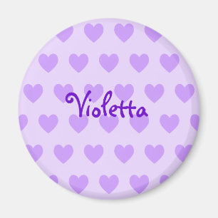 Violetta i Lila Magnet