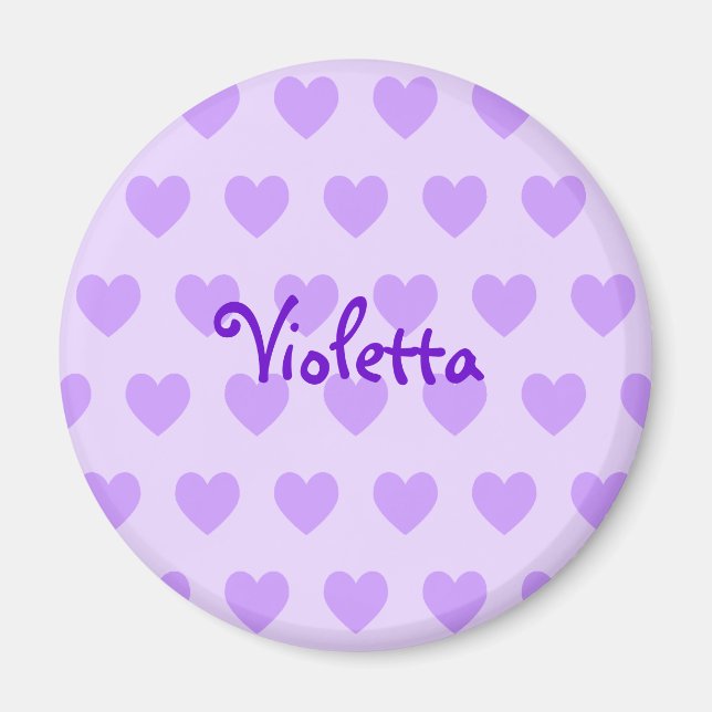 Violetta i Lila Magnet (Framsidan)