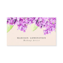 Violetta lilablommor för vattenfärg