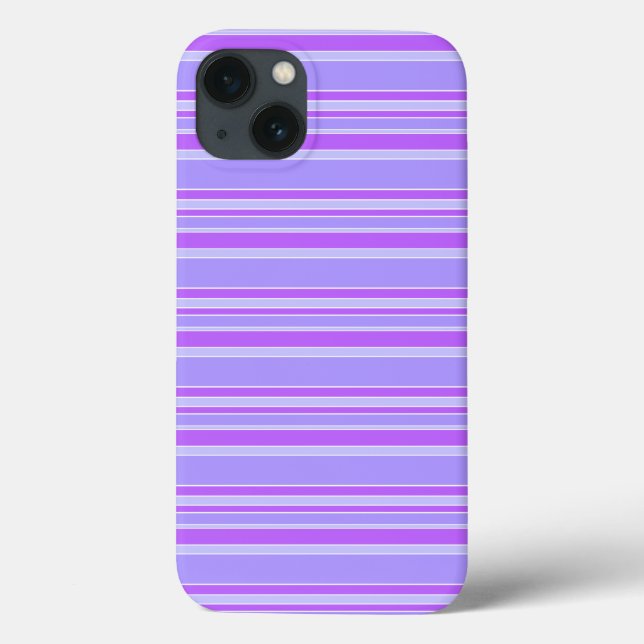 Violetta ränder Case-Mate iPhone fodral (Baksida)