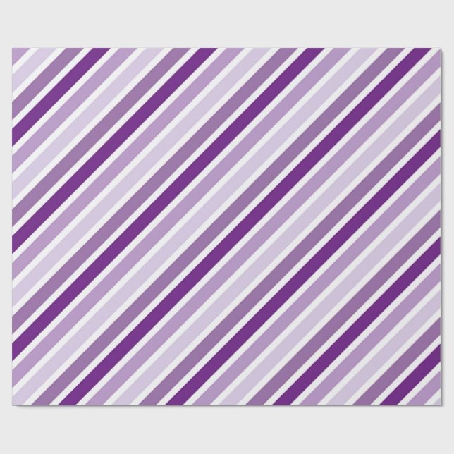 violetta ränder presentpapper (Platt)
