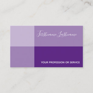 Violetta toner rektangulär violett kalligrafi visitkort