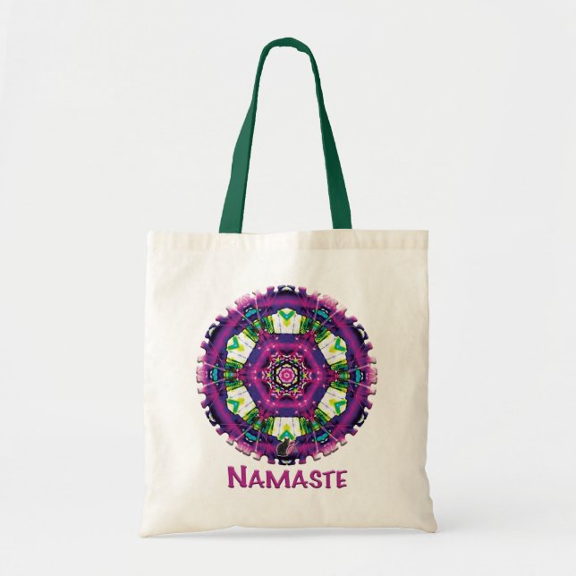 Violette Namaste Kaleidoscope Tygkasse (Framsidan)