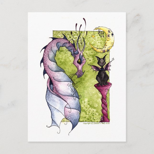 Violette och Obsidian Vykort (Framsida)