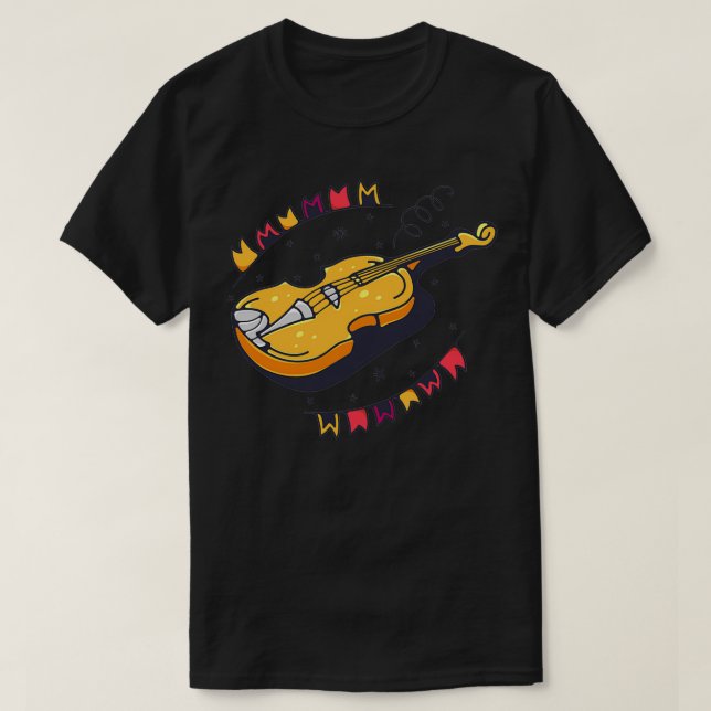violin 16 t shirt (Design framsida)