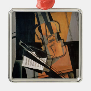 Violin, 1916 julgransprydnad metall