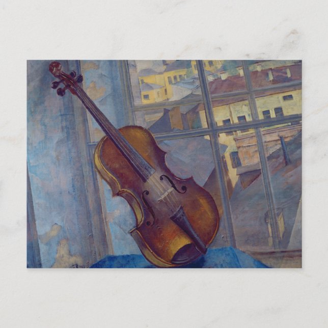 Violin, 1918 vykort (Framsida)