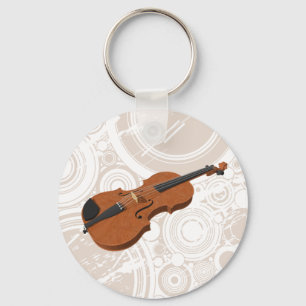 Violin: 3D-modell: Nyckelkedja Nyckelring