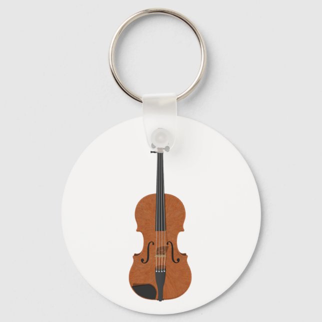 Violin: 3D-modell: Nyckelring (Framsida)