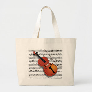 Violin Älskare_ Jumbo Tygkasse