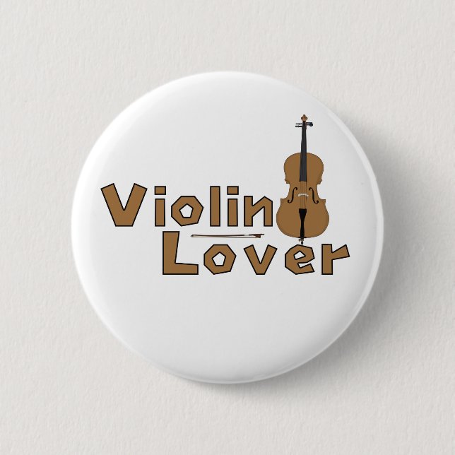 Violin Älskare Knapp (Framsida)