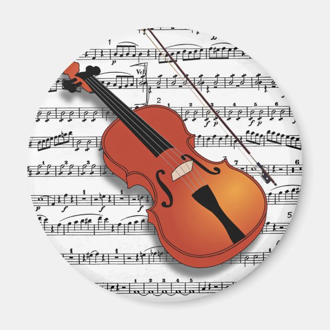 Violin Älskare_ Magnet (Framsidan)
