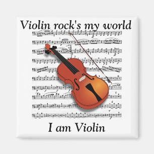 Violin Älskare_ Magnet