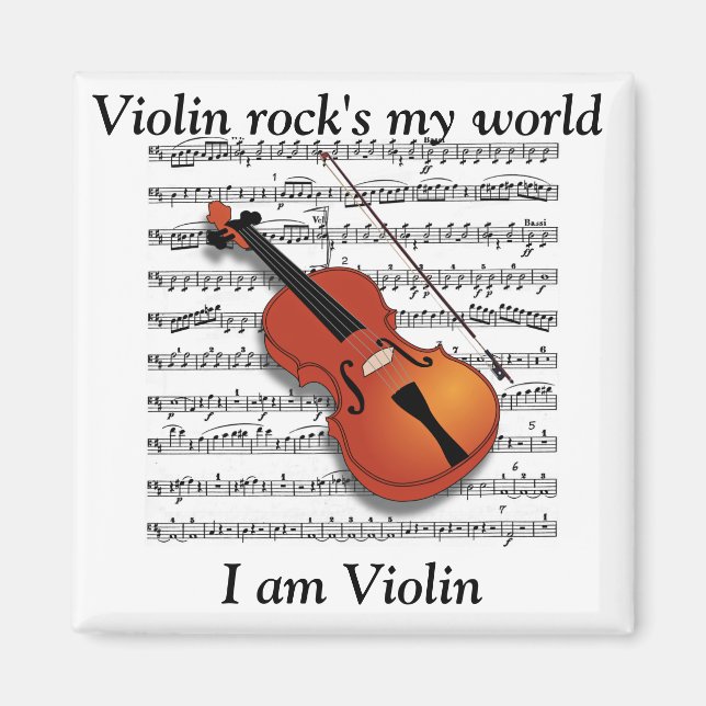 Violin Älskare_ Magnet (Framsidan)