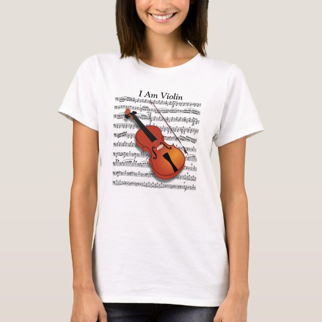 Violin Älskare_ Tee (Framsida)
