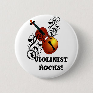 Violin,Älskare vid Heart_ Knapp
