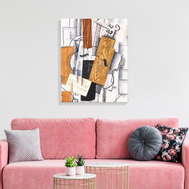 Violin and Lakan Music | Georges Braque | Canvastryck (Insitu (Vardagsrum))