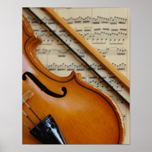 Violin and Lakan Music Poster