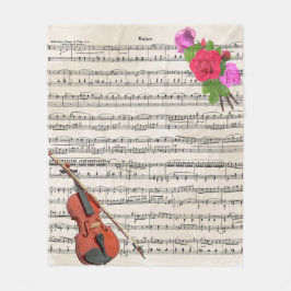 Violin and Ro Vintage Lakan Music Design Fleecefilt