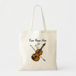 Violin Anpassningsbar Violinist Musician Gift Tygkasse