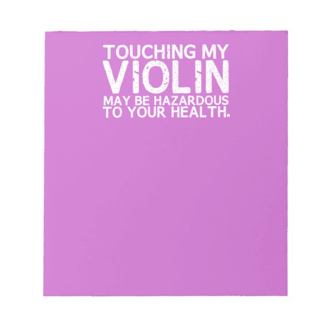 Violin  anteckningsblock (Framsida)