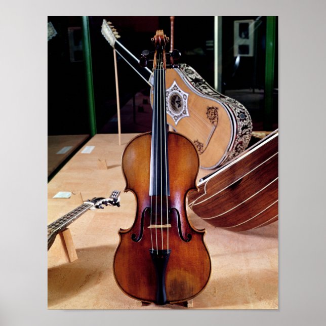 Violin, av Stradivari, Cremona, 1699 (bild); Poster (Framsidan)