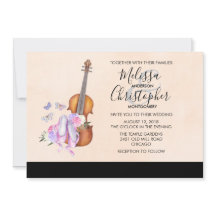 Violin, Ballet Shoes och Butterflies Bröllop