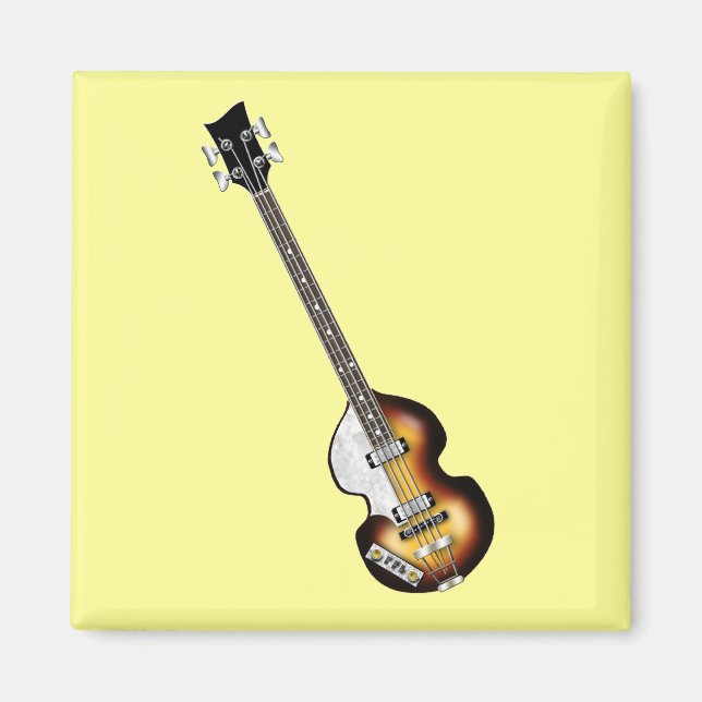 Violin Bass Guitar Magnet (Framsidan)