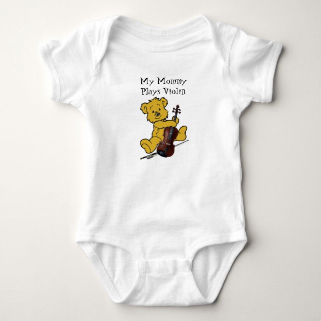 VIOLIN BEAR-T-SHIRT T-SHIRT (Framsida)
