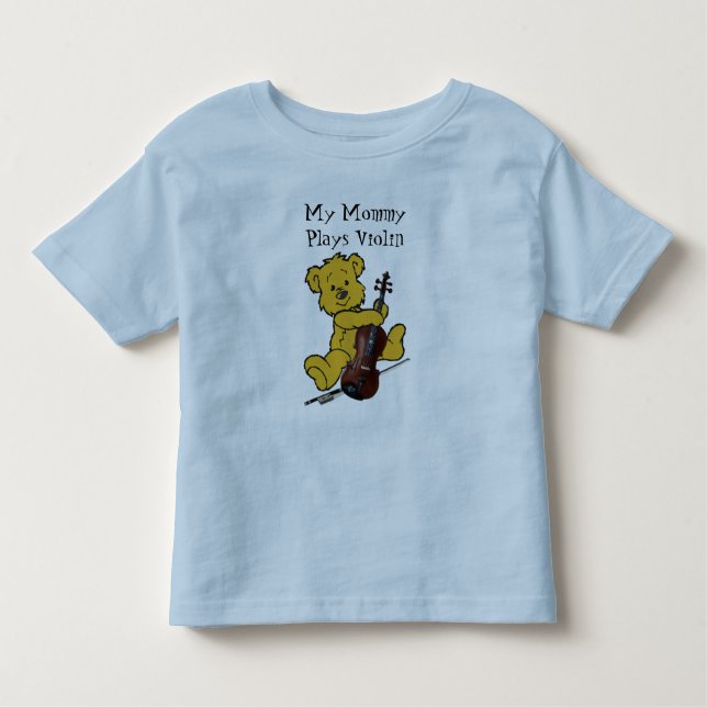VIOLIN BEAR-T-SHIRT T-SHIRT (Framsida)