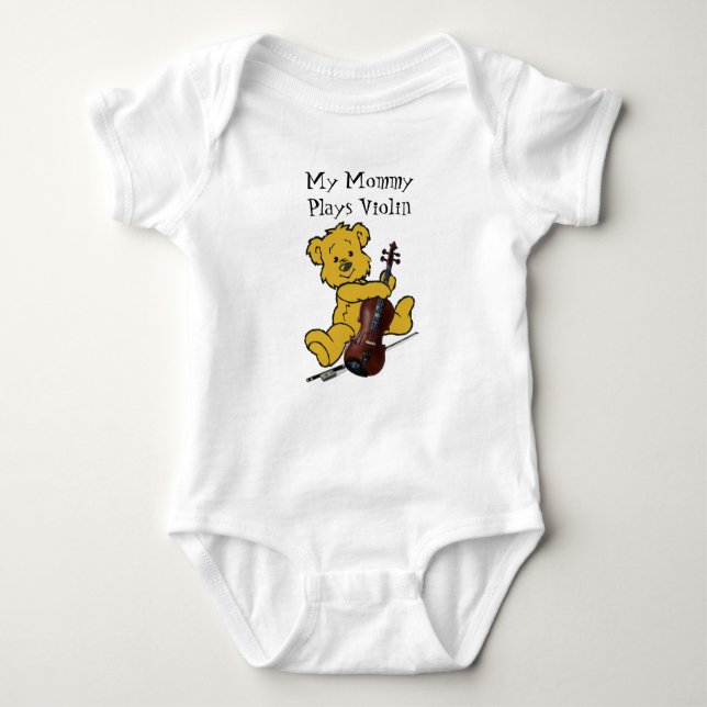 VIOLIN BEAR-T-SHIRT TEE (Framsida)
