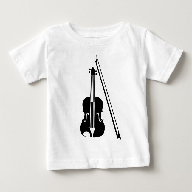 Violin - Black T-shirt (Framsida)