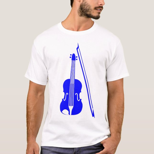Violin - Blue T-shirt (Framsida)