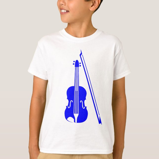 Violin - Blue T-shirt (Framsida)