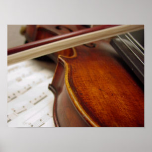 Violin Bow & Lakan Music Photo Poster