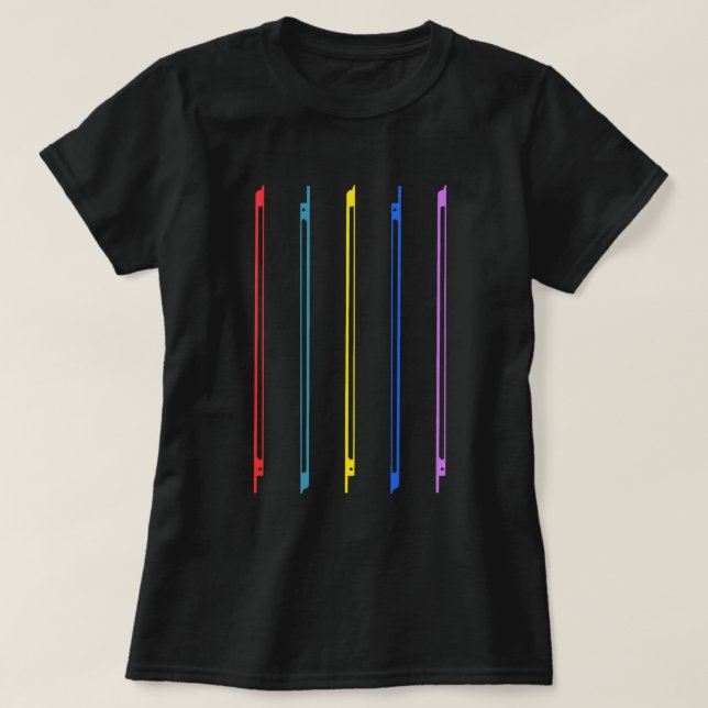 Violin bows t shirt (Design framsida)